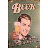 Ceduľa Beer 30cm x 20cm Plechová tabuľa