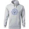 Cibulák tanier - Mikina pánska Cape s kapucňou - 2XL ( Svetlosivý melír )