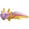 Axolotl s veľkým úsmevom Dúhový 25cm - Dúhová v.1