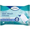 TENA Vlhčené rukavice na umývanie wet wash gloves, neparfumované 1x8 ks