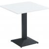 Tempo Kondela Jedálenský bistro stôl, biela/čierna, 70x70 cm, RINALDO TYP 1
