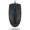 A4tech N-530S, podsvícená kancelářská myš, 1200 DPI, USB, černá N-530S-BK