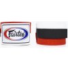 Boxerské bandáže Fairtex Handwraps 455 cm white/red