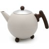 Konvička na čaj DUET BELLA RONDE 1,2 l, piesková, nerezová oceľ, Bredemeijer