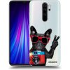 Picasee silikónový prehľadný obal pre Xiaomi Redmi Note 8 Pro - Francúzsky Buldoček
