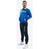 Súprava TUTA GIVOVA ONE FULL ZIP POLARFLEECE azúrová modrá-žltá 3XL