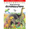 Spoznávame dinosaurov - knižka s obrázkami a samolepkami