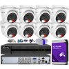 Hilook by Hikvision Sada na monitorovanie TurboHD, 8 kamier Hybrid Light 5Mpx, záznamové zariadenie 8ch - HiLook od Hikvision