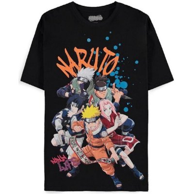 Naruto Team Men's Loose Fit short sleeved T-Shirt black