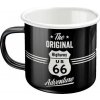 NOSTALGIC ART hrnček ROUTE 66 The Original Adventure black
