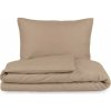 Kvalitex Bavlnená posteľná bielizeň béžová Varianta: 1x 220/200, 2x 70/90cm