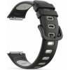 eses Silikónový športový remienok pre Huawei Band 7 - Čierno sivý