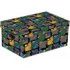 OXYBAG 7-06223 Dino - krabica lamino na výtvarné potreby veľká, 35,5x24x16cm