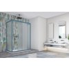 FORTE Sprchovací kút BE.COLORS N1FS Farba rámu - 499 blue vintage, Rozmer A - 170 cm, Výplň - Reflex bezpečnostné sklo - 6 mm BBCO207499701