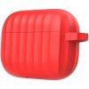 AppleKing dIROSE silikónový obal pre AirPods Pro - červený - možnosť vrátiť tovar ZADARMO do 30tich dní