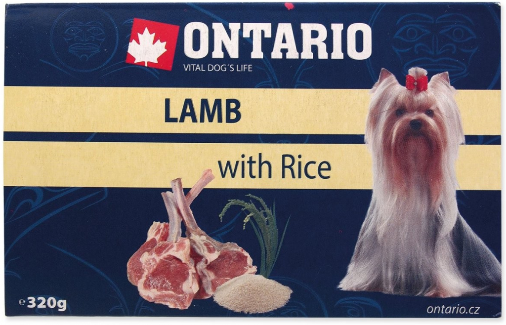 Ontario Adult Dog Lamb with rice 320 g