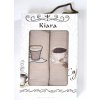 Kiara Café Latte 50 x 70 cm 2ks