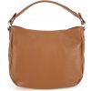 Kabelka Bridget kožená - hnedá hnědá
