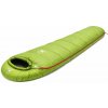 MXM BS-700 Nejlevnější péřový spacák 700g peří / do až -5° - Zelený Zip na levé straně