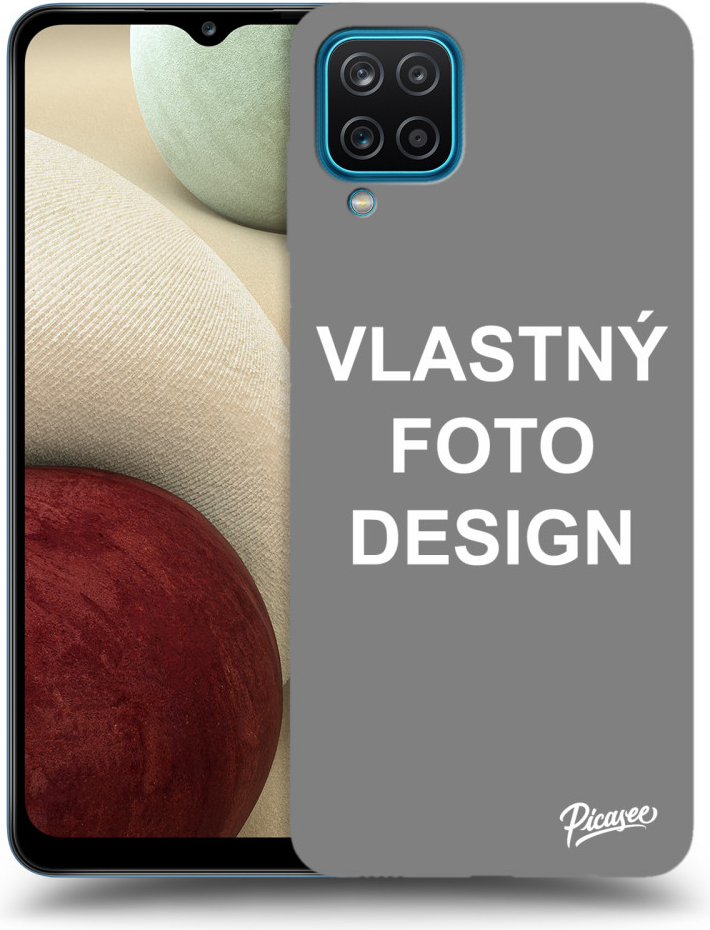 Púzdro Picasee silikónové Samsung Galaxy A12 A125F Vlastný design/motiv čiré