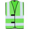 Korntex Hannover Unisex bezpečnostná vesta KX140 Neon Green 7XL