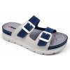 Dr.Klompa Dámske šľapky Dr.Klompa-875 - Navy/grey Veľkosť: 39
