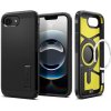 AppleMix SPIGEN Tough Armor kryt pre Apple iPhone 16e - MagSafe + stojan - odolný - čierny