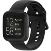 eses Silikónový remienok pre Fitbit Versa - Veľkosť L, čierny