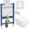 Súprava WC misa s pomaly sa sklápajúcim sedadlom Geberit Acanto 502.774.00.1, podomietková konštrukcia Geberit Duofix 111.003.00.2, 111.815.00.1, 156.050.00.1