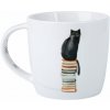 Maxwell & Williams Hrnček Marc Martin Feline Friends Mačka a knihy 400 ml