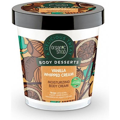 Organic Shop, Body Desserts hydratačný telový krém Vanilla Whipped Cream 450ml