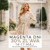 MAGENTA dámske šaty 761-G/C Veľkosť: L