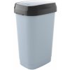 KIS Koš na odpad 80770000307 Dual Swing Bin L 50 l šedý