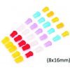 Koncová tesniaca gumička pre silikónové svietiace LED pásy s hrúbkou 8x16mm