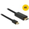 DeLOCK 83698 miniDisplayPort auf HDMI miniDisplayPort Stecker auf HDMI Stecker 1m černá