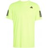 Pánske tričko adidas Club 3 Stripes Tee Lucid Lemon M
