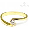 Adanito LIR0008G Zlatý prsteň so zirkónom