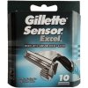 10 x Originálne náhradné hlavice Gillette Sensor Excel
