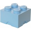 LEGO® Úložný box 4 25 x 25 x 18 cm svetlomodrá