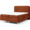 Čalúnená boxspring posteľ s matracom Gomez 120x200 - tehlová