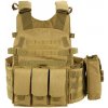 Vesta taktická PEF MOLLE - coyote