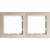 Hager Polo Double Berker Creamer Frame - 5310128982