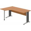 OFFICE PRO s.r.o. Kancelársky stôl pracovný, pravé prevedenie - CE 1800 60 P, jelša