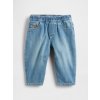GAP Baby džínsy barrel unisex Modrá 3-6M Modrá Modrá