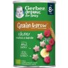 GERBER Organic chrumky s malinami a banánom 35 g