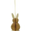 Wikholmform Papierový veľkonočný zajačik EASTER V.9 cm sv. žltý