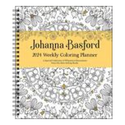 Johanna Basford 12-Month Coloring Weekly Planner 2024