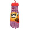 Dámske Heat Holders termo rukavice CABLE Farba: Ružová, Veľkosť: M/L