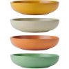 Misky na cestoviny KitchenCraft Idilica, sada 4 ks, 21 cm, keramika IDBOWLPK4