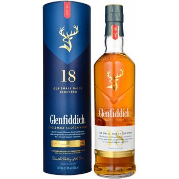 Glenfiddich Single Malt 18y 40% 0,7 l (tuba)